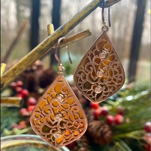 Silpada Resplendent Earrings. W3072. Retired.